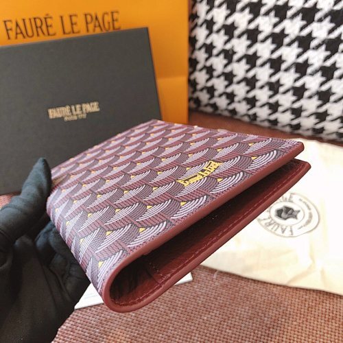 Faure Le Page Card Holder Brown