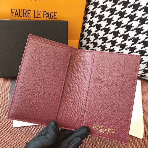 Faure Le Page Card Holder Brown