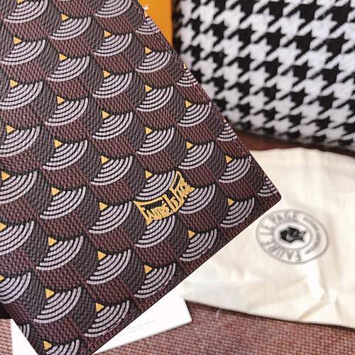 Faure Le Page Card Holder Brown