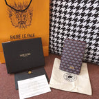 Faure Le Page Card Holder Brown