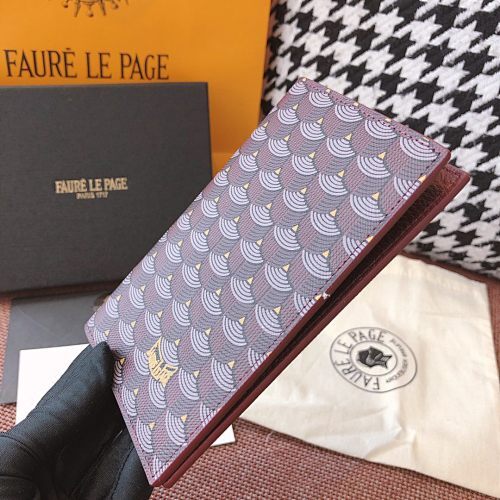 Faure Le Page Card Holder Brown