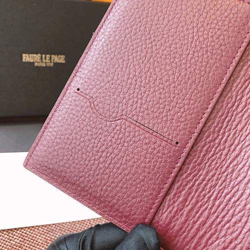 Faure Le Page Card Holder Brown