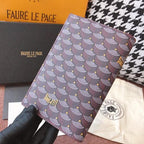 Faure Le Page Card Holder Brown