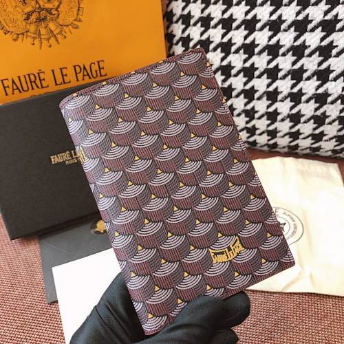 Faure Le Page Card Holder Brown