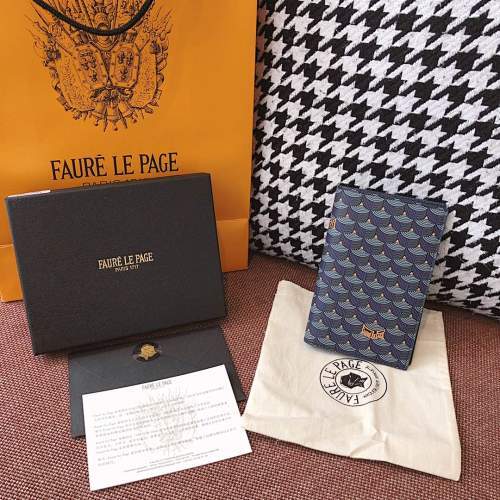 Faure Le Page Wallet Grey