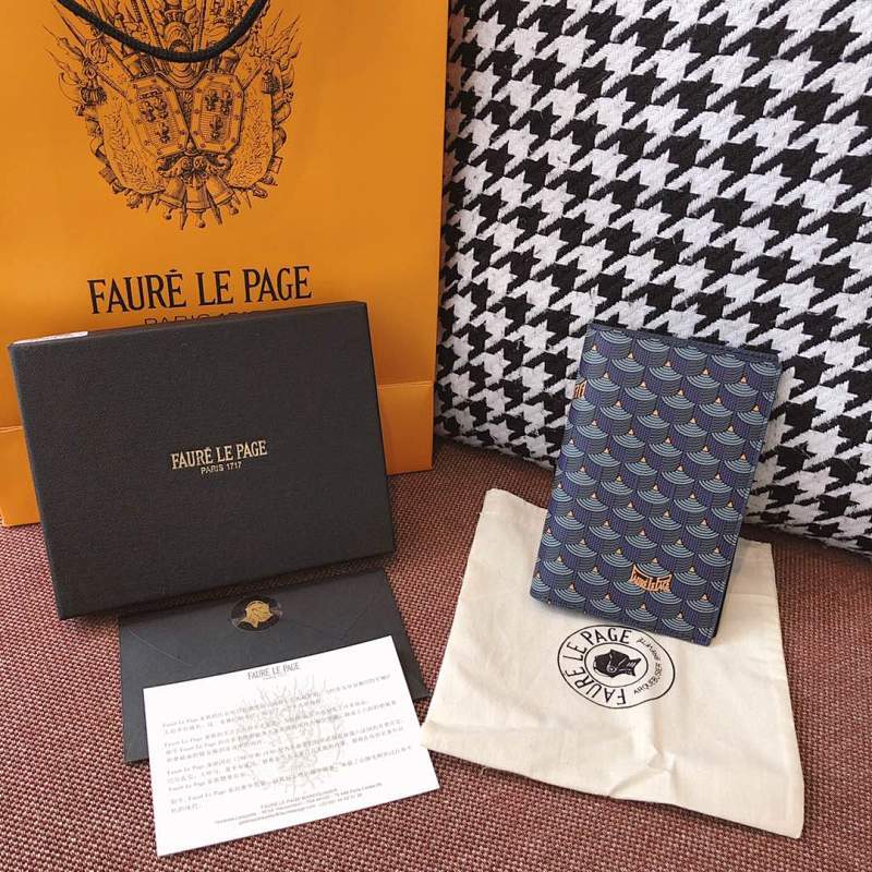 Faure Le Page Wallet Grey