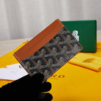 Goyard Card Holder Brown