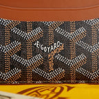 Goyard Card Holder Brown