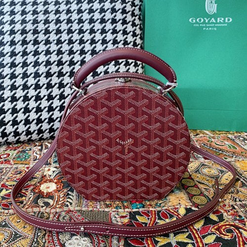 Goyard Crossbody Bag Burgundy