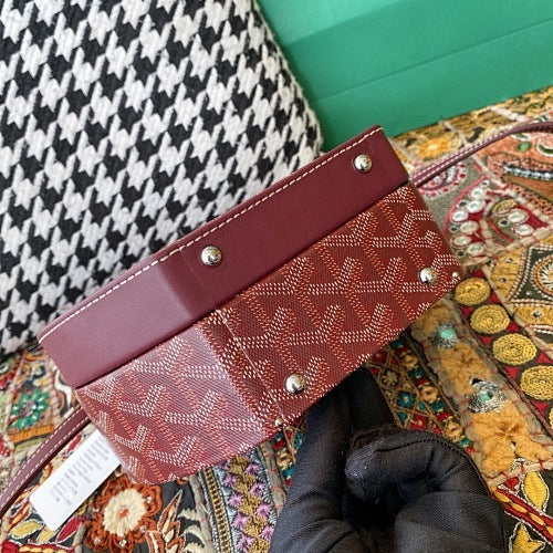 Goyard Crossbody Bag Burgundy
