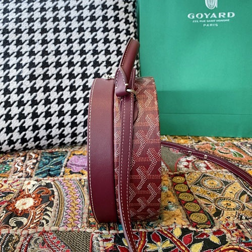 Goyard Crossbody Bag Burgundy