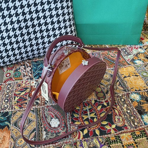 Goyard Crossbody Bag Burgundy