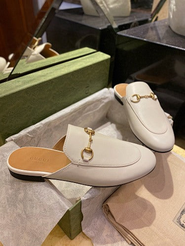 Gucci Mules White