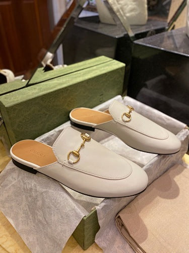 Gucci Mules White
