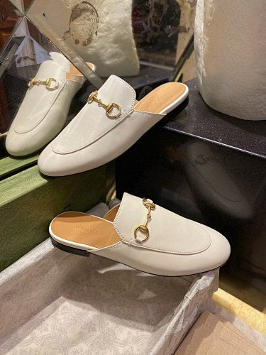 Gucci Mules White