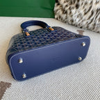 Goyard Top Handle Bag Blue