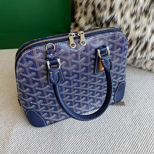 Goyard Top Handle Bag Blue