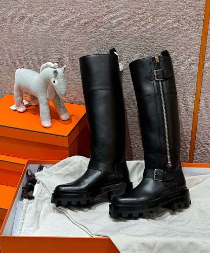 Hermès Boots Black