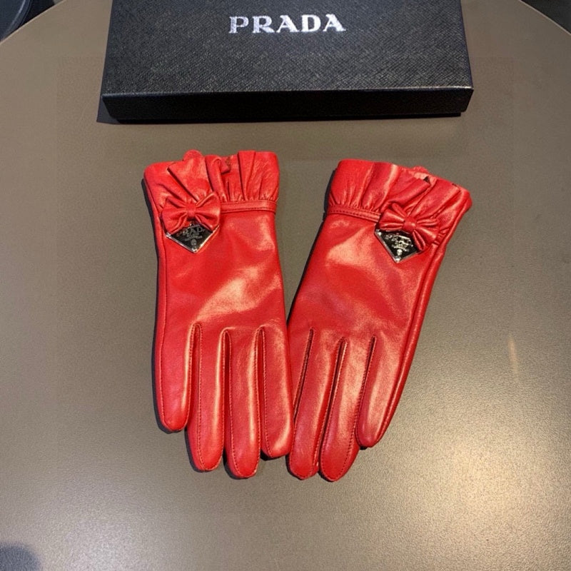 Prada Gloves Red