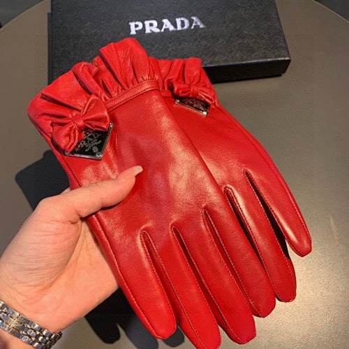 Prada Gloves Red