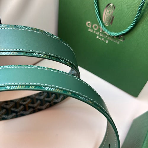Goyard Belt Green